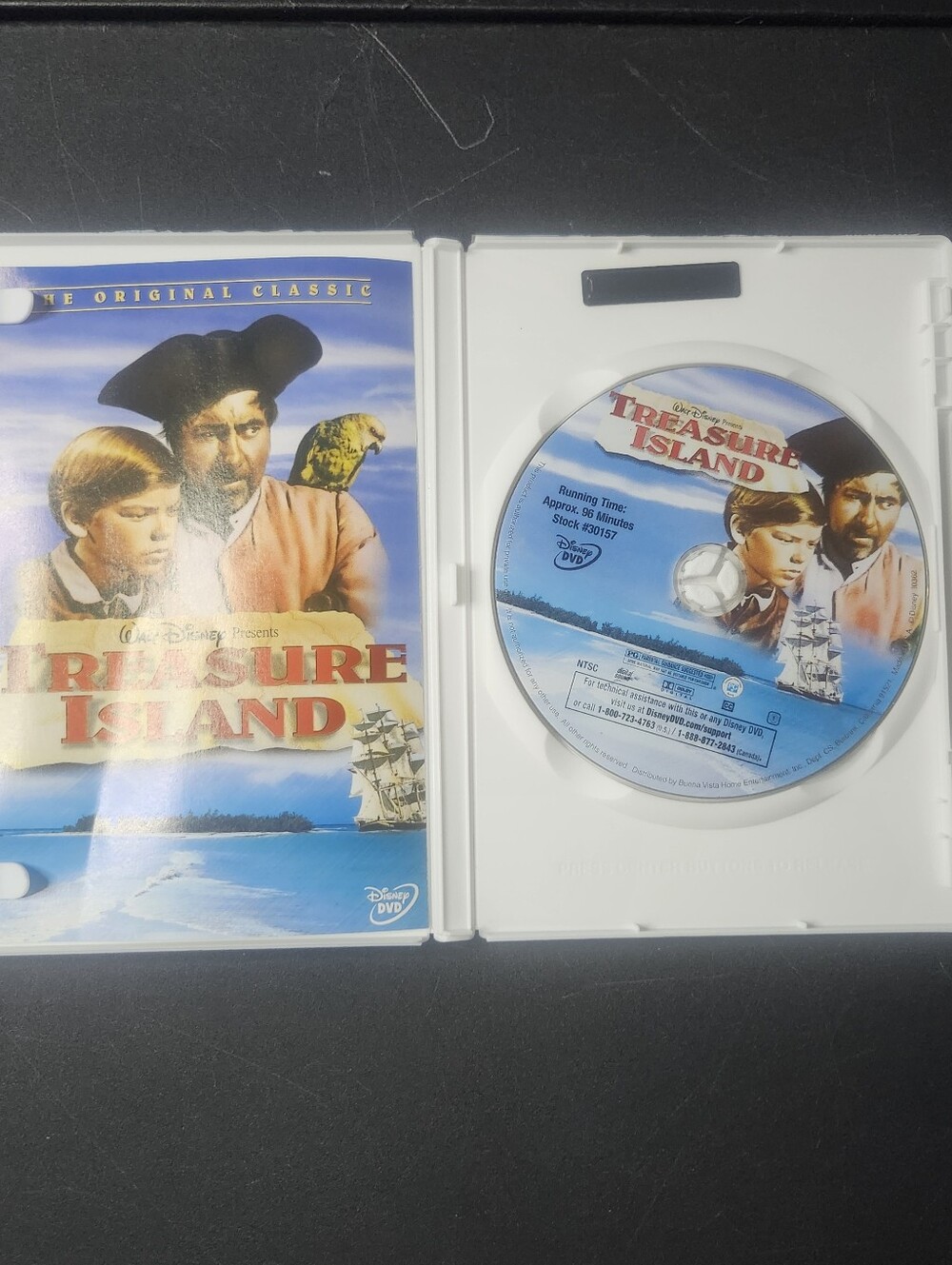 🏴☠️ Disney’s Treasure Island DVD Original Classic Movie 🏝️ - Picture 4 of 6